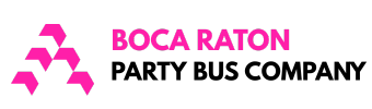 boca raton party bus company logo