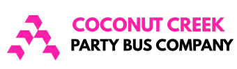 coconut creek party bus company logo