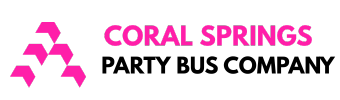 coral springs party bus company logo
