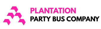 plantation party bus company logo
