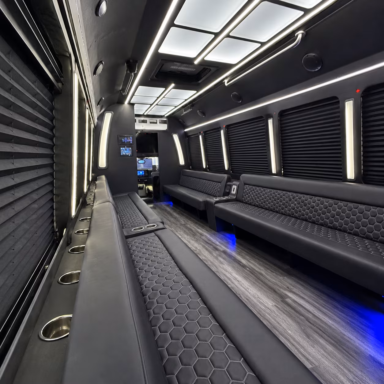 30 Passenger Party Bus Inside
