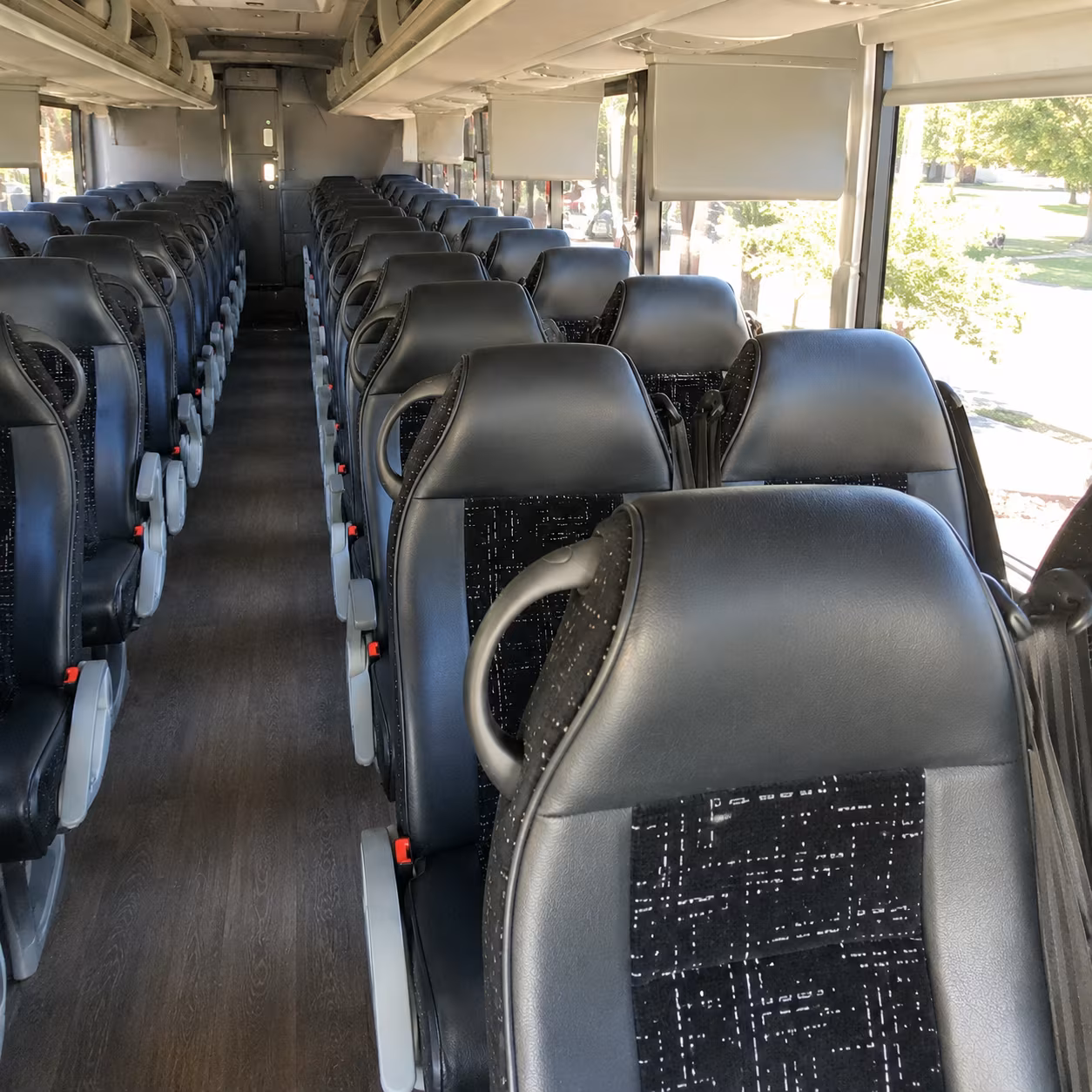 40-56 Passenger Charter Bus Inside
