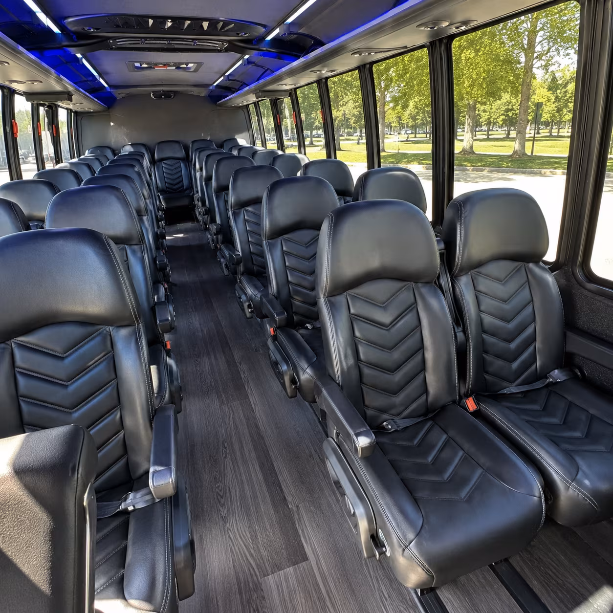 Pompano Beach Airport Shuttle & Transportation party bus exterior