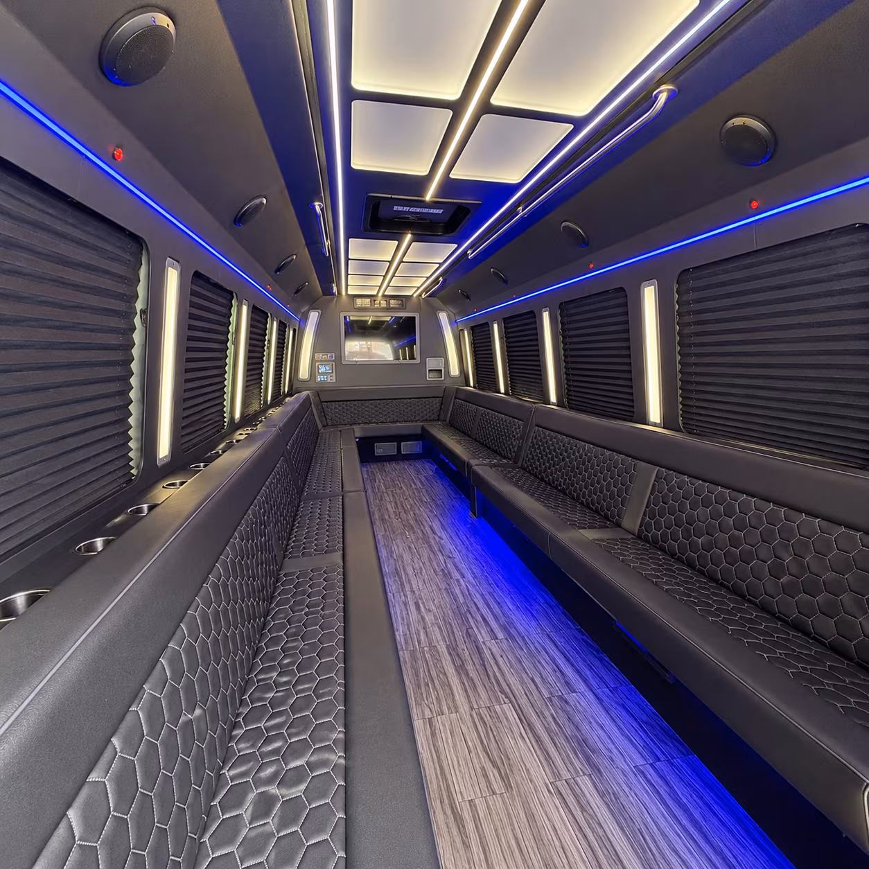 Pompano Beach Bachelor & Bachelorette Transportation party bus exterior