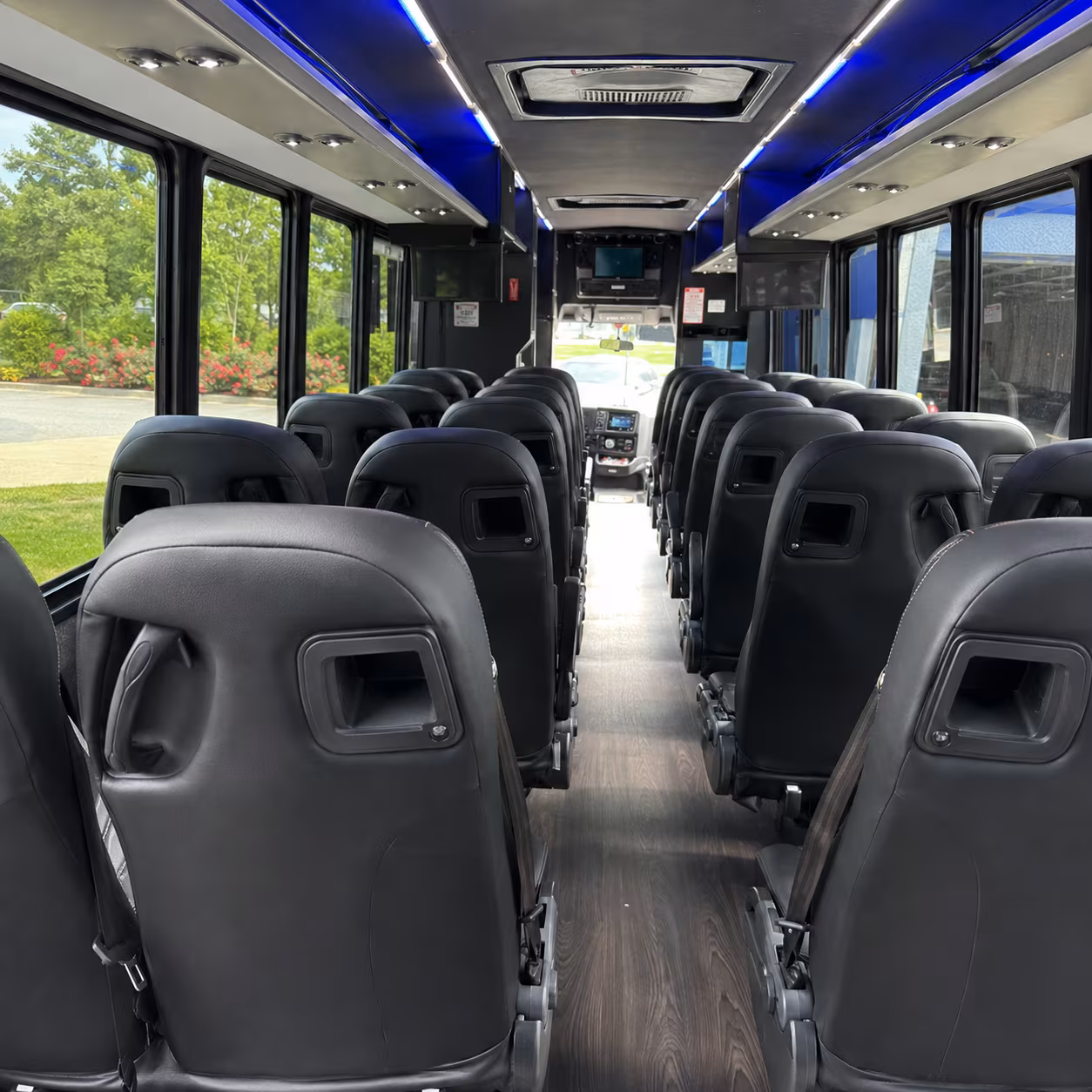 Pompano Beach Corporate Transportation party bus exterior