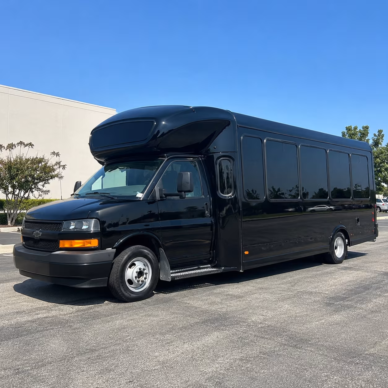 Pompano Beach Prom & Homecoming Transportation party bus exterior