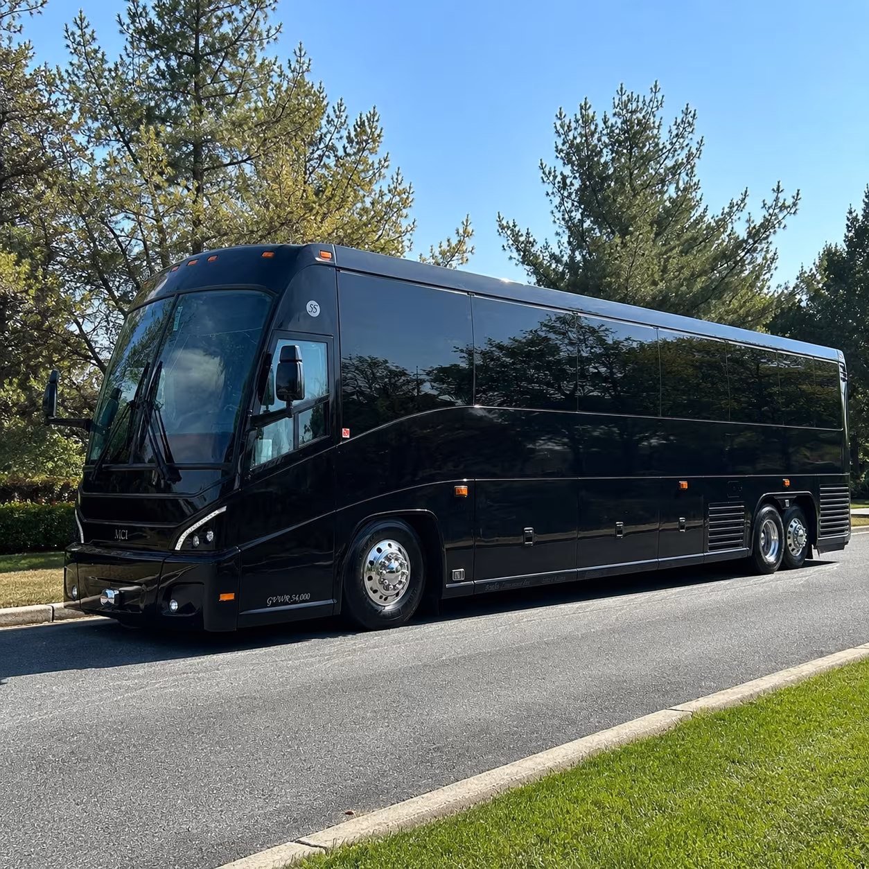Pompano Beach School Event Transportation party bus exterior