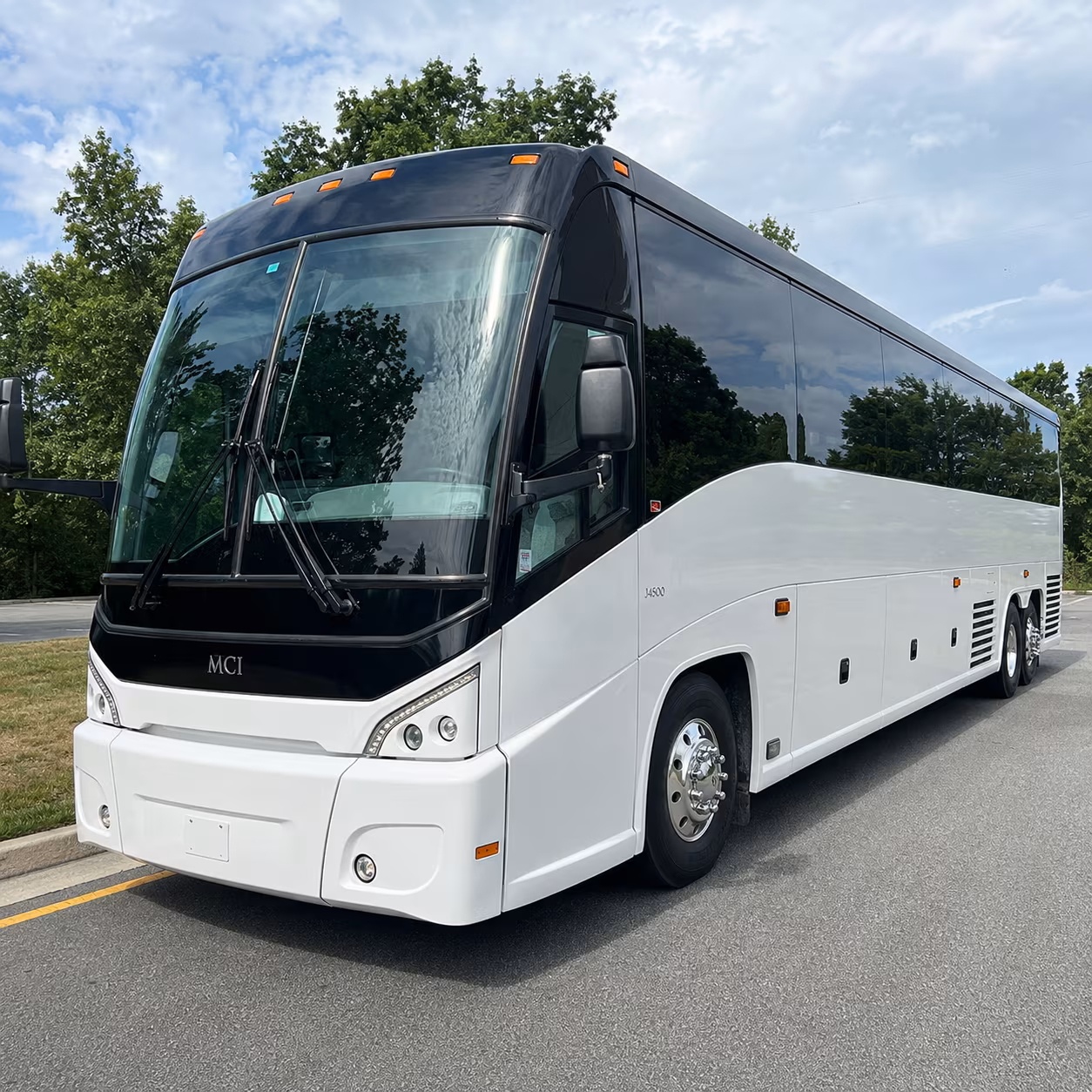 Pompano Beach School Event Transportation party bus exterior