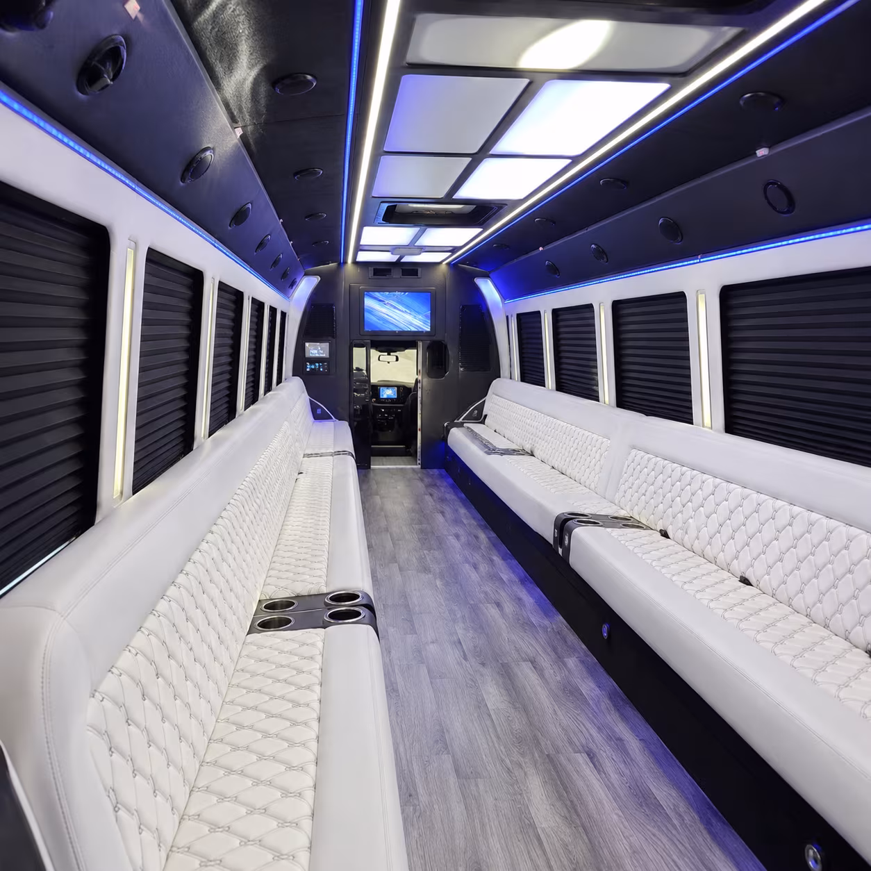 Pompano Beach Sporting Event Transportation party bus exterior