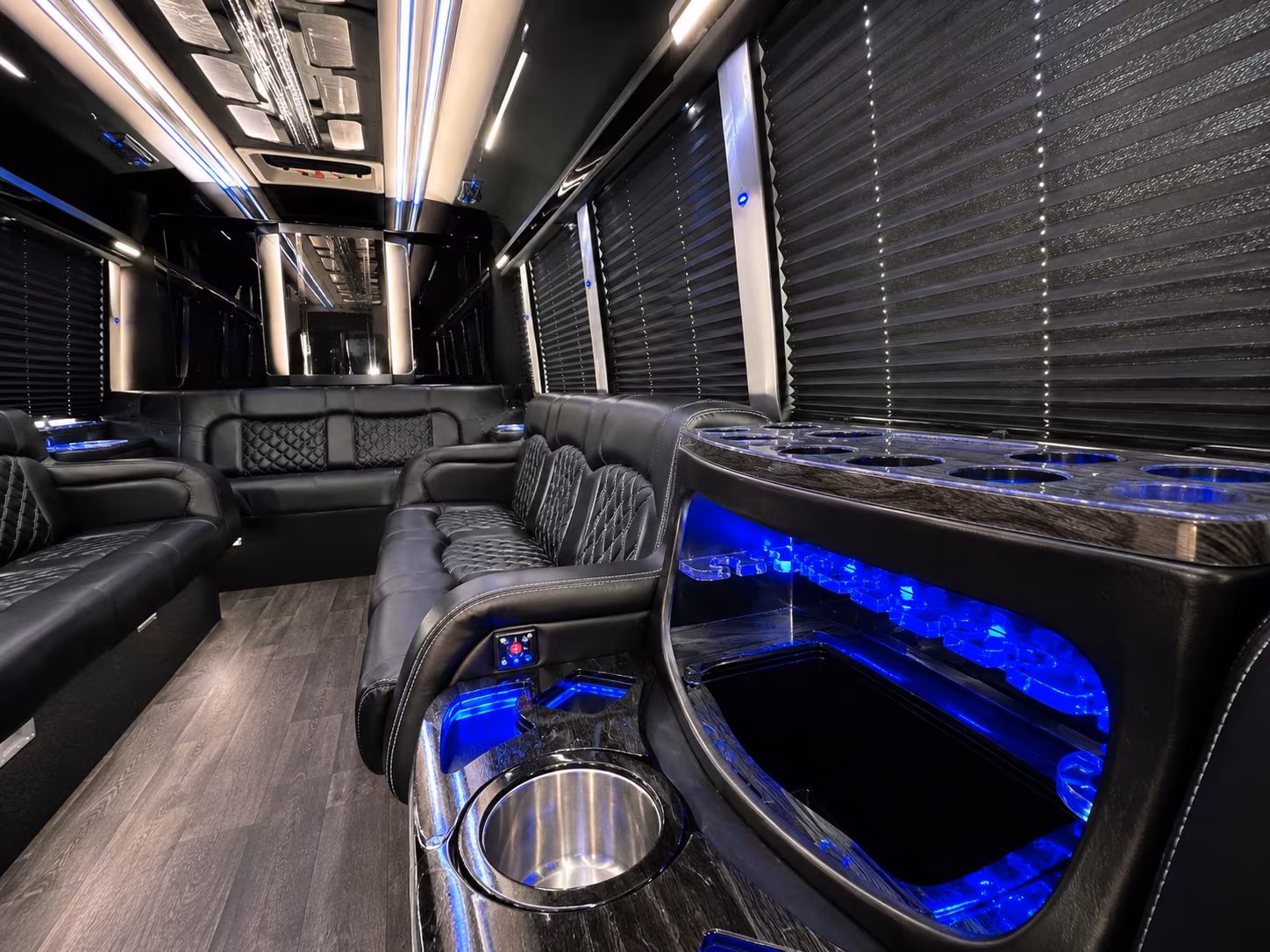 Pompano Beach Wedding Transportation party bus exterior