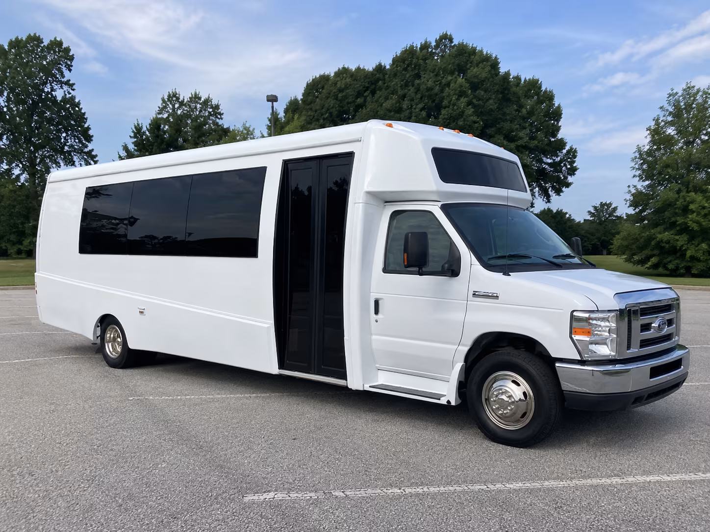 Pompano Beach Wedding Transportation party bus interior