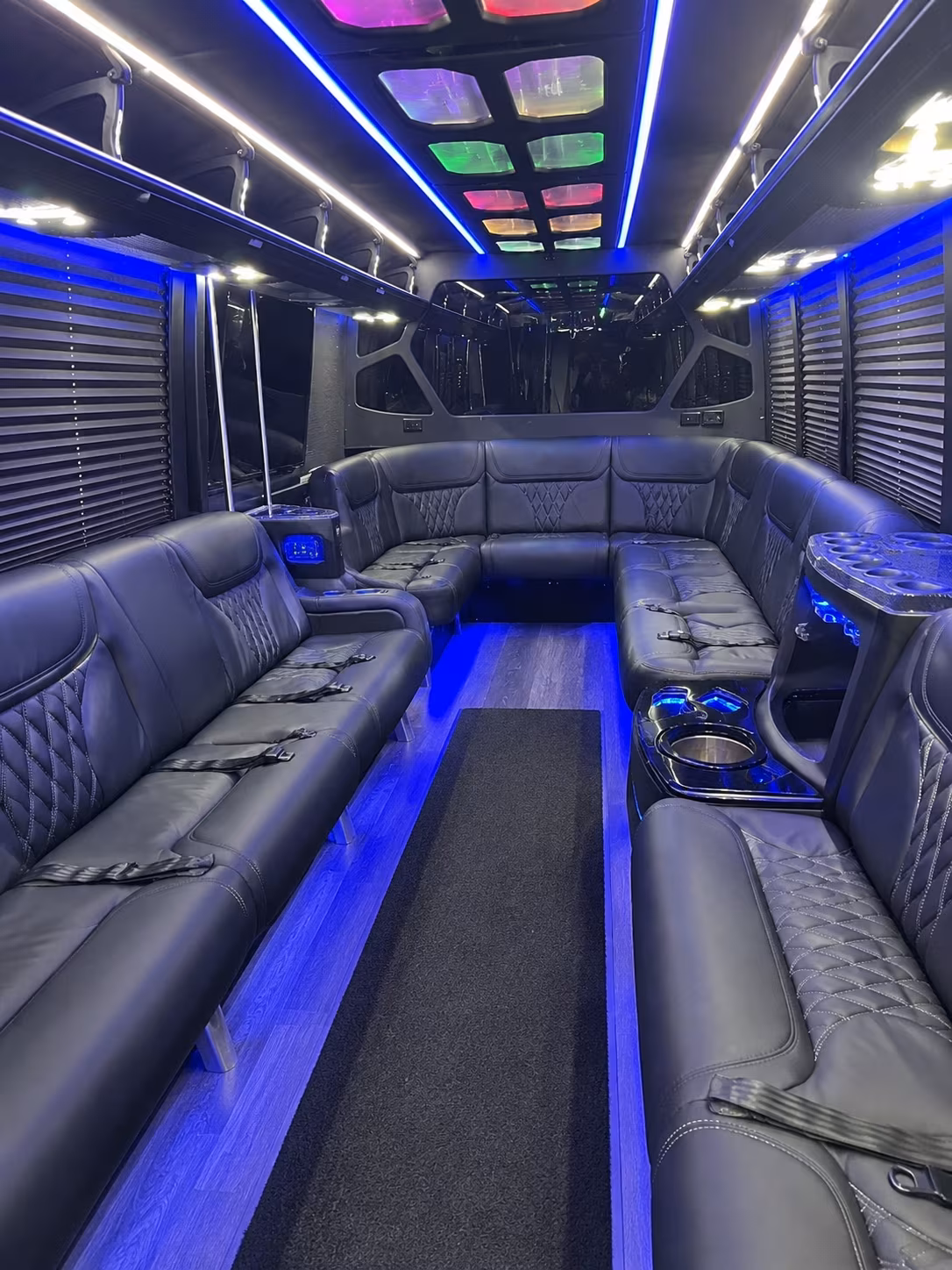 Pompano Beach Wedding Transportation party bus exterior
