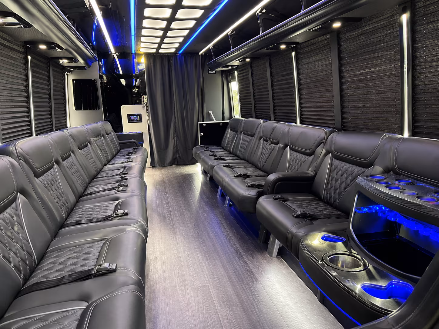 Pompano Beach Winery Tour & Pub Crawl Transportation party bus exterior