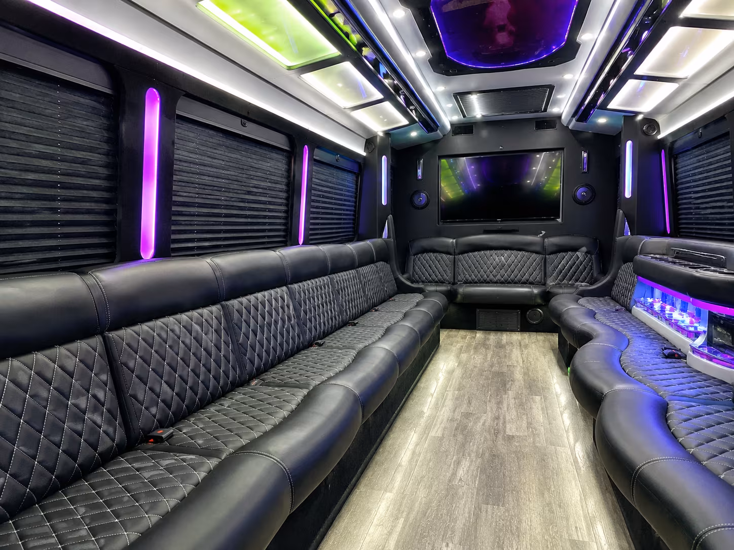 Pompano Beach Winery Tour & Pub Crawl Transportation party bus exterior